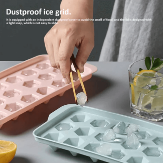 Diamond Ice Tray - BPA Free Silicone Mold for Easy Ice Cube Release Price in Pakistan | LAPTAB