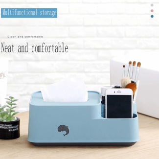 Creative Multifunctional Tissue Box and Desktop Organizer for Home or Office Price in Pakistan | LAPTAB