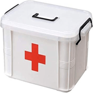 First Aid Kit Medicine Box - 2-Layer Organizer for Home, Office, and Travel Price in Pakistan | LAPTAB