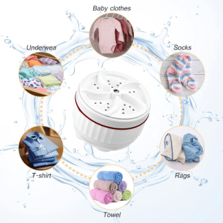 Portable Ultrasonic Mini Washing Machine for Travel and Everyday Use Price in Pakistan | LAPTAB