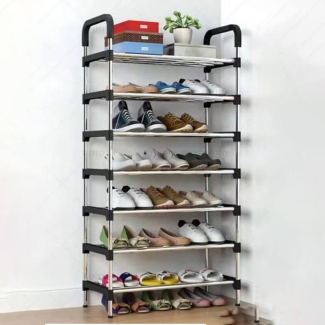 7 Layer Steel Shoe Rack Organizer - Durable, Waterproof, Space-Saving Design Price in Pakistan | LAPTAB