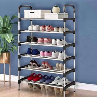 7 Layer Steel Shoe Rack Organizer - Durable, Waterproof, Space-Saving Design Price in Pakistan | LAPTAB