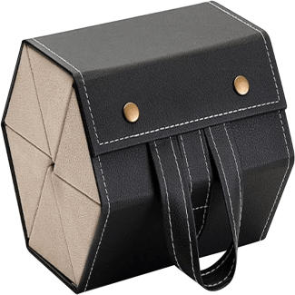 Leather 6 Slot Sunglasses Organizer with Hanging and Folding Design Price in Pakistan | LAPTAB