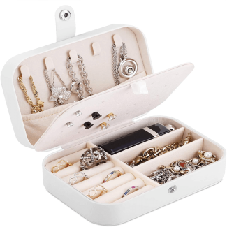 Medium Size Leather Jewelry Organizer