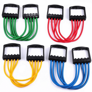 Multi-Function 5 Rubber Tubes Chest Expander for Upper Body Training Price in Pakistan | LAPTAB