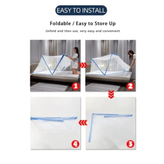 Foldable Mosquito Net for Travel - Easy to Install, Durable & Breathable Price in Pakistan | LAPTAB
