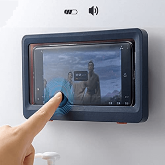 Waterproof Anti-Fog Bathroom Mobile Phone Holder with Touch Screen Price in Pakistan | LAPTAB