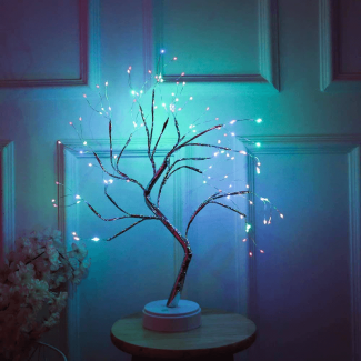 Fairy Sparkly DIY Tree Lamp with Remote Control