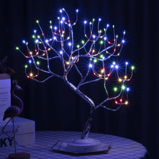 Fairy Sparkly DIY Tree Lamp with Remote Control, LED Copper Wire Lights Price in Pakistan | LAPTAB