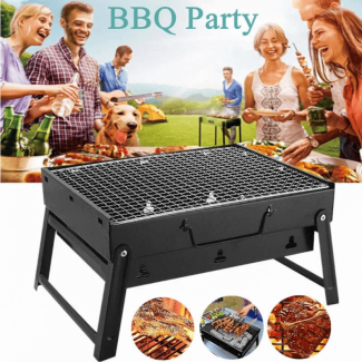 Portable Folding Charcoal Barbecue Grill - Durable Stainless Steel Design Price in Pakistan | LAPTAB