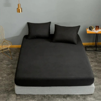 Durable Black Rubberized Bed Cover, Machine Washable, No Size Reduction Price in Pakistan | LAPTAB