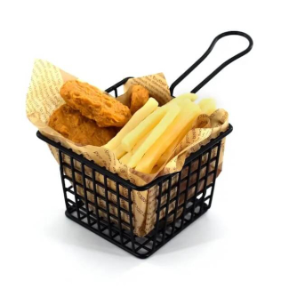 Mini Square Iron Fries Bucket for Stylish Food Presentation and Serving Price in Pakistan | LAPTAB