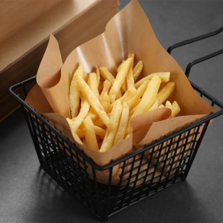 Mini Square Iron Fries Bucket for Stylish Food Presentation and Serving Price in Pakistan | LAPTAB