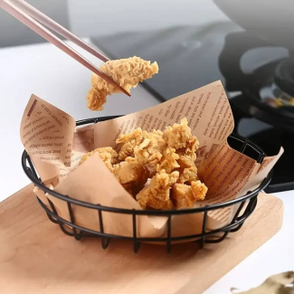 Round Iron Platter Bucket for Stylish Food Presentation and Serving Price in Pakistan | LAPTAB