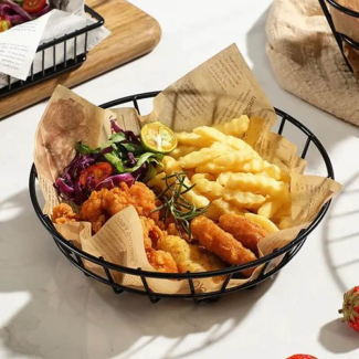 Round Iron Platter Bucket for Stylish Food Presentation and Serving Price in Pakistan | LAPTAB