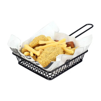Big Square Fries Bucket - Durable Iron Serving Container for Appetizers Price in Pakistan | LAPTAB