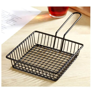 Big Square Fries Bucket - Durable Iron Serving Container for Appetizers Price in Pakistan | LAPTAB