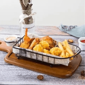 Ship Wheel Big Iron Fries Bucket for Stylish Food Presentation