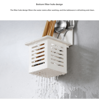 2 pcs Japanese Cutlery Storage Box with Wall Hanger for Kitchen Organization Price in Pakistan | LAPTAB