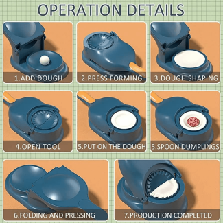 2 in 1 Dumpling Skin Press Mold for Easy Homemade Dumplings Price in Pakistan | LAPTAB
