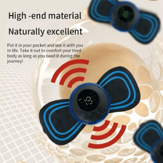 EMS Portable Mini Electric Neck and Back Massager with 6 Modes Price in Pakistan | LAPTAB