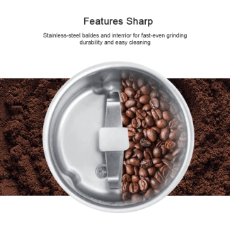 Coffee Grinder Machine - Mini Electric with Stainless Steel Blade, 50g Capacity Price in Pakistan | LAPTAB