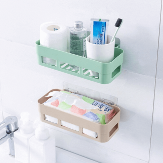 Multipurpose Bathroom Shelf Wall Holder Storage Rack