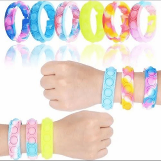 Popit bands toys pack of 10