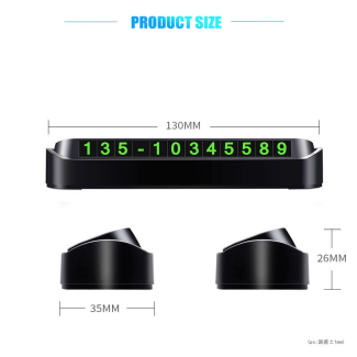 Interior Car Telephone Number Parking Card with Magnetic Stickers Price in Pakistan | LAPTAB