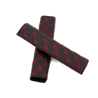 Universal Seat Belt Cover - Red and Black, Neck Protection, PP Cotton Price in Pakistan | LAPTAB