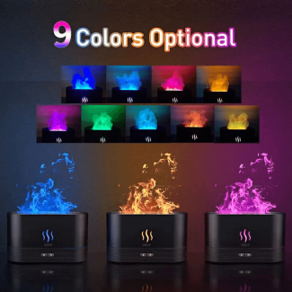 Flame Aroma Diffuser Air Humidifier with 9 Color Options and Aromatherapy Price in Pakistan | LAPTAB