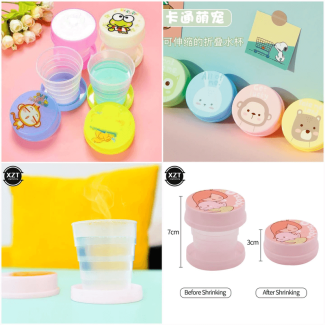 4 Pcs Kids Foldable Cups - Portable, Collapsible Design for Travel and Outdoor Price in Pakistan | LAPTAB