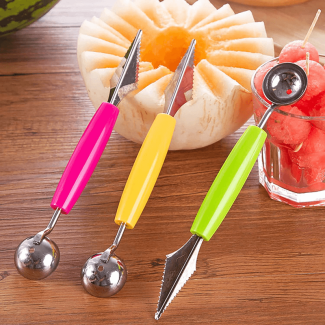 2 pcs Multifunctional Fruit Spoon and Cutter Set for Easy Fruit Prep Price in Pakistan | LAPTAB