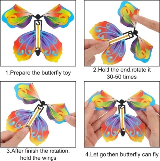 Stress Relief Flying Butterfly Magic Toy - Pack of 6 for Surprises Price in Pakistan | LAPTAB