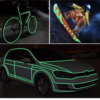 Luminous Tape Car Stickers - Glow in the Dark Safety Markers for Easy Visibility Price in Pakistan | LAPTAB