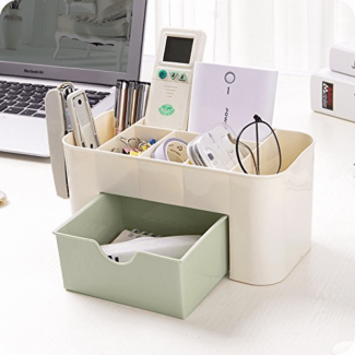 Multi Functional Acrylic Desktop Organizer with Drawer for Cosmetics Price in Pakistan | LAPTAB