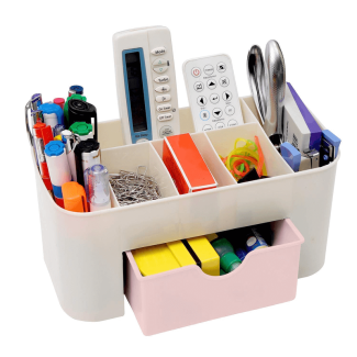 Multi Functional Acrylic Desktop Organizer with Drawer for Cosmetics Price in Pakistan | LAPTAB