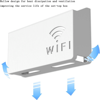 Wall Mounted WiFi Storage Box for Router and Cable Organization Price in Pakistan | LAPTAB