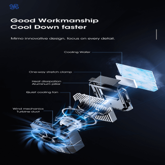 DLA2 Portable Phone Cooling Fan with Semiconductor Cooling System Price in Pakistan | LAPTAB