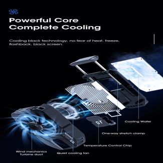 Portable DLA3 Mobile Phone Radiator Cooling Fan with Digital Display Price in Pakistan | LAPTAB