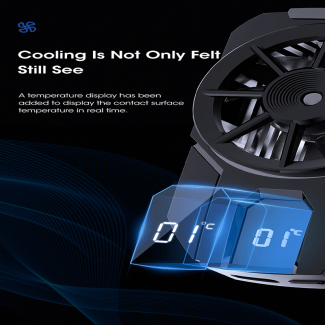 Portable DLA3 Mobile Phone Radiator Cooling Fan with Digital Display Price in Pakistan | LAPTAB