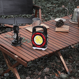 HB-6678C 20W Ergonomic Multi-Functional Portable Solar Lamp with USB Charging Price in Pakistan | LAPTAB