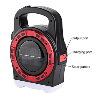 HB-6678C 20W Ergonomic Multi-Functional Portable Solar Lamp with USB Charging Price in Pakistan | LAPTAB