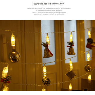 20 LED Photo Clips String Lights, 16ft Warm White USB Powered Decorative Lights Price in Pakistan | LAPTAB