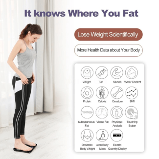 Digital Body Weight Scale with Tempered Glass Platform and Easy Read Display Price in Pakistan | LAPTAB