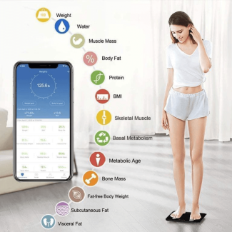 Digital Body Weight Scale with Tempered Glass Platform and Easy Read Display Price in Pakistan | LAPTAB