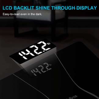 Digital Body Weight Scale with Tempered Glass Platform and Easy Read Display Price in Pakistan | LAPTAB