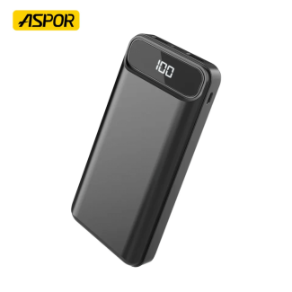 ASPOR A396 20000mAh Power Bank with Dual USB Outputs and Fast Charging Price in Pakistan | LAPTAB