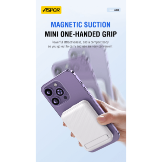 ASPOR 10000mAh A326 Magnetic Wireless Power Bank with Digital Display Price in Pakistan | LAPTAB