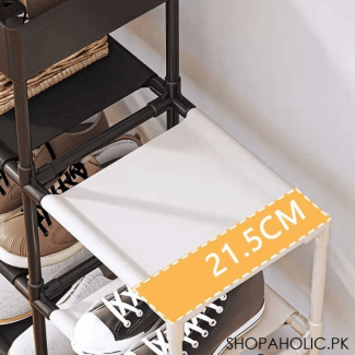5 Layer Stainless Steel Shoe Rack - Durable, Waterproof, Space-Saving Design Price in Pakistan | LAPTAB